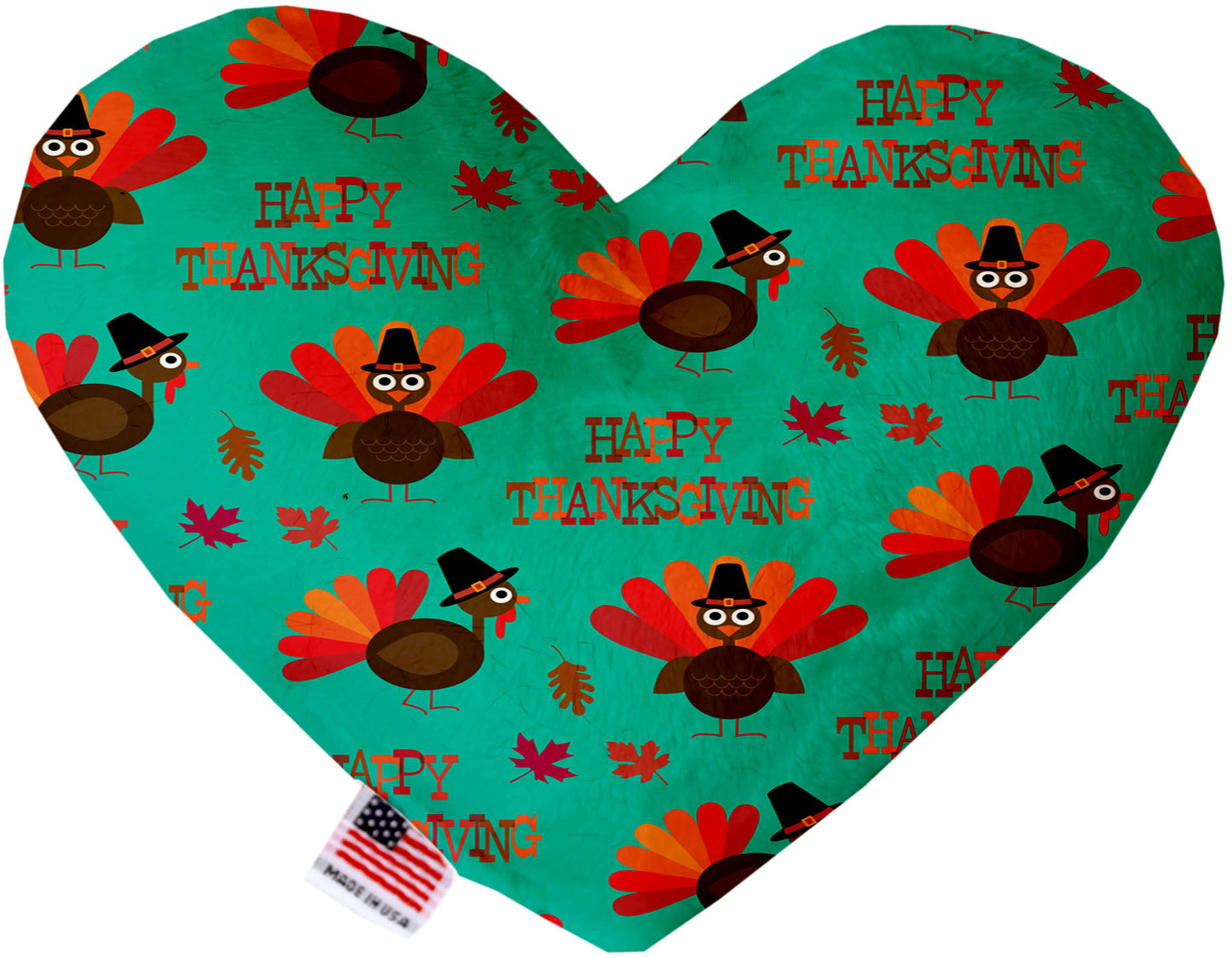 Happy Thanksgiving  Heart Dog Toy