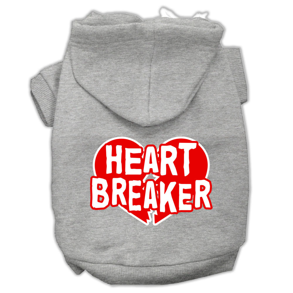 Heart Breaker Screen Print Pet Hoodies